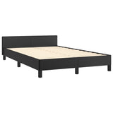 Vidaxl bedframe zonder matras 120x190 cm kunstleer zwart