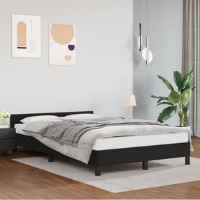 Vidaxl bedframe zonder matras 120x190 cm kunstleer zwart