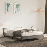 Vidaxl bedframe zonder matras 120x190 cm fluweel lichtgrijs