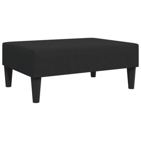 Vidaxl voetenbank 77x55x31 cm fluweel zwart