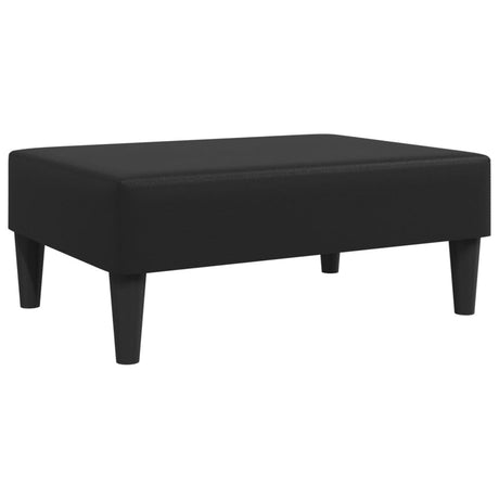 Vidaxl voetenbank 77x55x31 cm kunstleer zwart