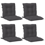 Vidaxl Chair cushions 4 pcs Low back 100x50x7 cm Fabric mixed anthracite