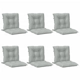 Vidaxl Chair cushions 6 pcs low back 100x50x7 cm fabric light gray