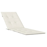 Coussin de chaise de patio vidaxl (75 + 105) Tissu x50x3 cm crème mélangée -colore