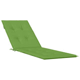 Vidaxl terrasstoelkussen (75+105) x 50 x 4 cm stof gemêleerd groen