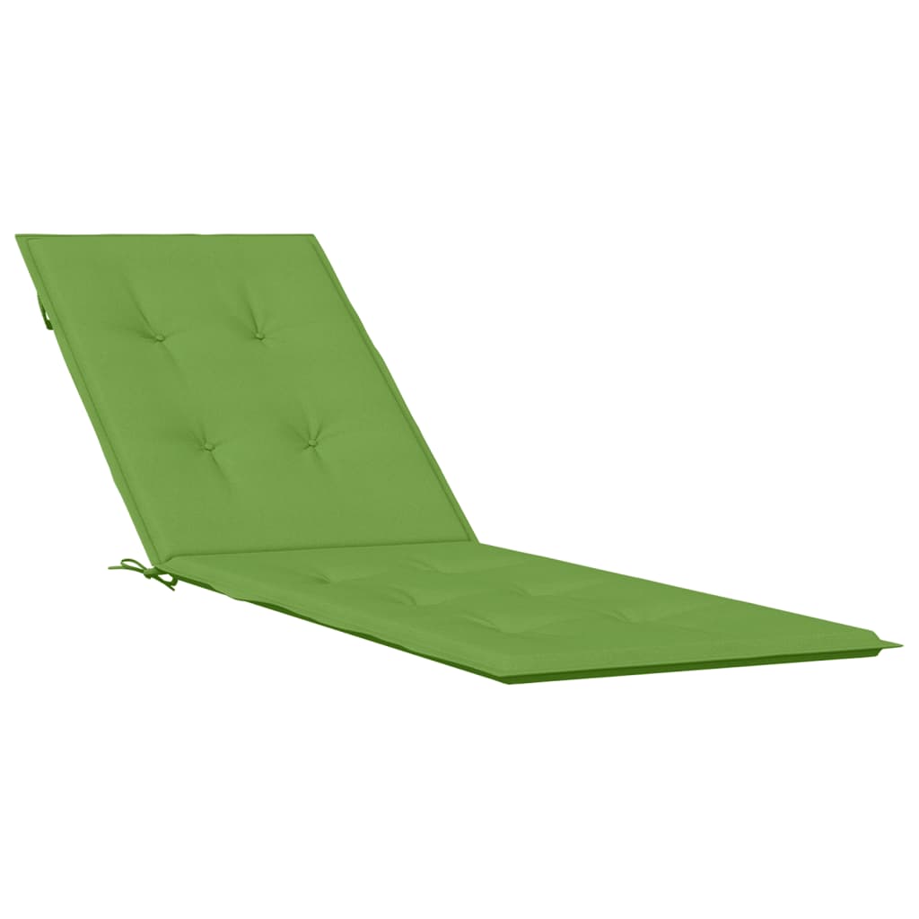 Coussin de chaise de patio vidaxl (75 + 105) tissu x50x3 cm vert mélangé