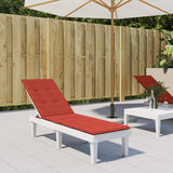 Vidaxl patio stolpute (75+105) x50x3 cm stoff blandet rød