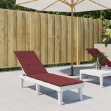 Vidaxl Patio Stol Pushion (75+105) X50x3 cm stof Blandet vinrød