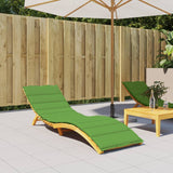 Vidaxl Lounger Kissen 200x50x4 cm Stoff gemischt grün