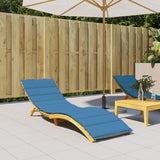 VIDAXL LOUNGER RUSHION 200x70x4 cm Mieszany niebieski