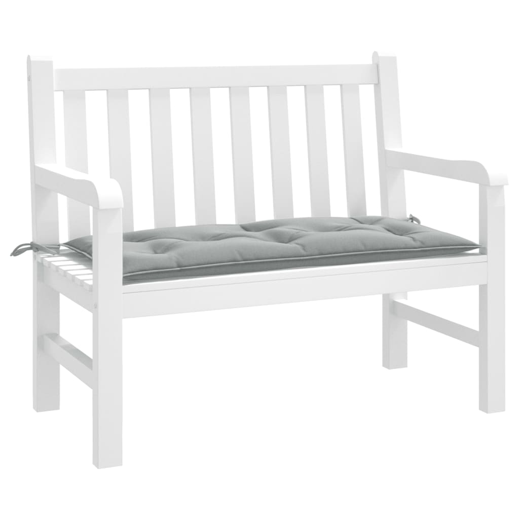 Vidaxl Garden Bench polštář 100x50x7 cm tkanina smíšená světle šedá