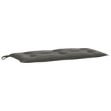 Vidaxl Garden Bench Cushion 100x50x7 cm stoff Mixed Dark Grey