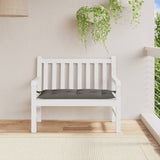 Vidaxl Garden Bench Pushion 100x50x7 cm Stof blandet mørkegrå