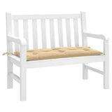 Vidaxl Garden Bench Kissen 100x50x7 cm Stoff gemischt Beige