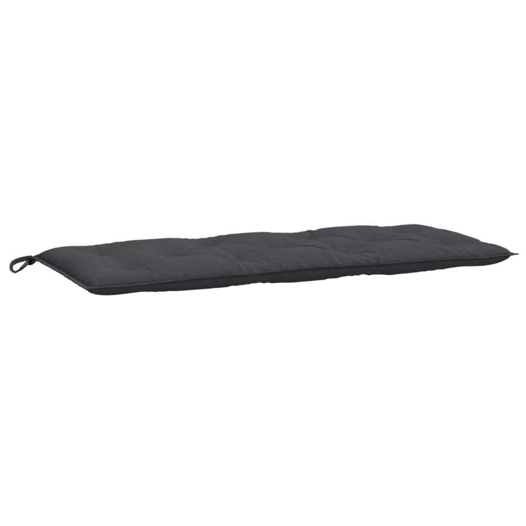 Vidaxl Garden Bench Pushion 120x50x7 cm stof Blandet antracit -farvet