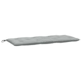 Vidaxl garden bench cushion 120x50x7 cm fabric mixed light gray