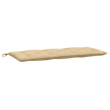 Vidaxl Garden Bench Cushion 120x50x7 cm Stoff Mixed Beige