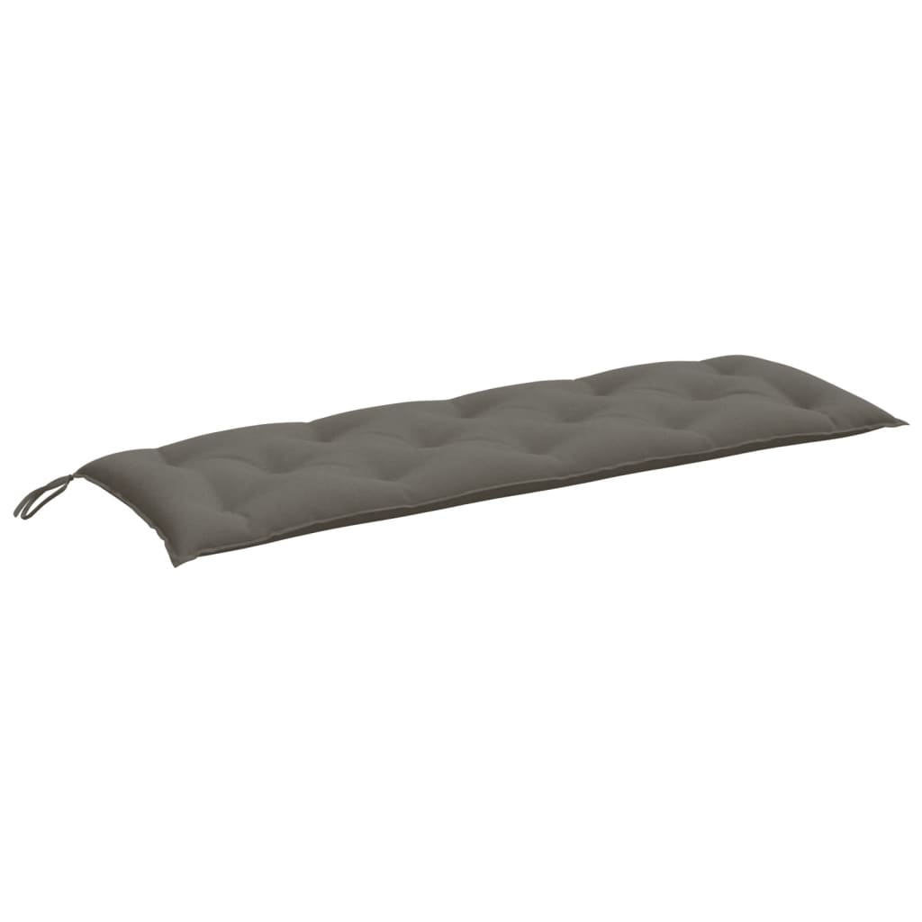 Vidaxl Garden Bench Cushion 150x50x7 cm Stoff Mixed Dark Grey