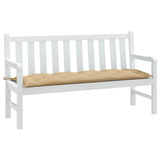 Vidaxl Garden Bench Cushion 150x50x7 CM Tyg Mixed Beige