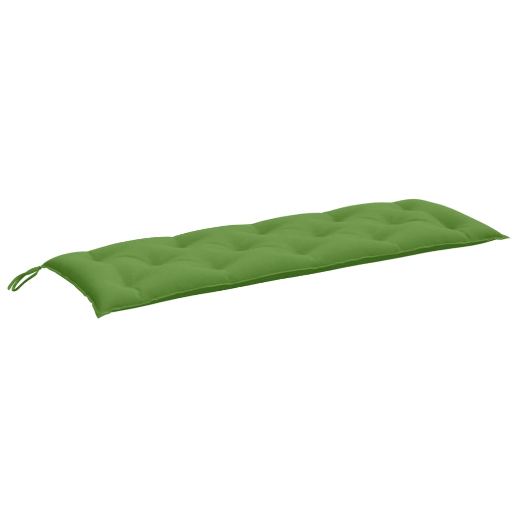 Vidaxl Garden Bench Cushion 150x50x7 cm stoff Mixed Green