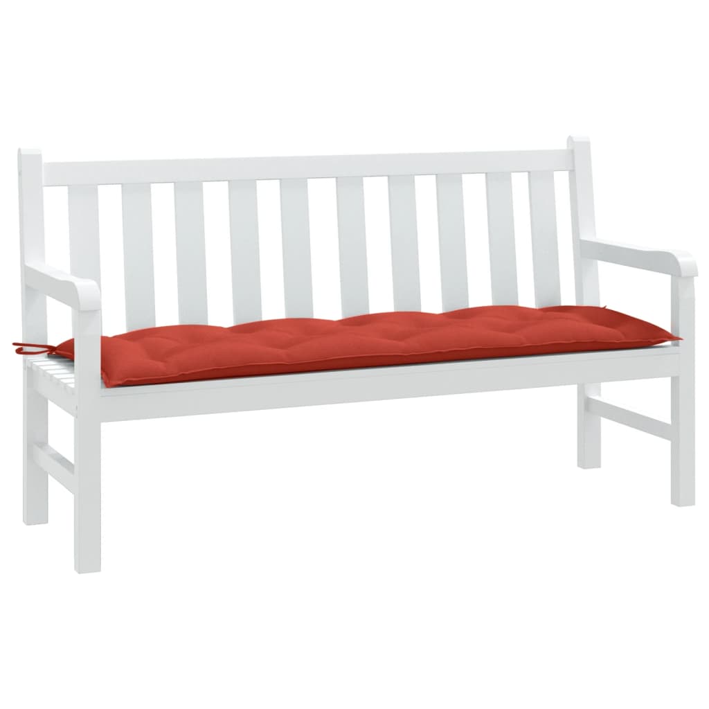 VidaXL Garden bench cushion 150x50x7 cm Fabric mixed red