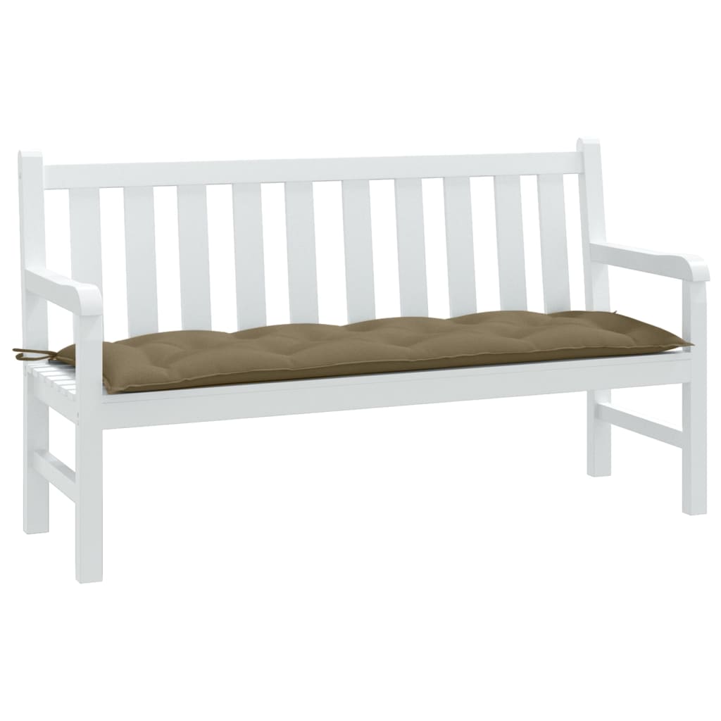 Vidaxl Garden Bench Poduszka 150x50x7 cm Mieszana taupe