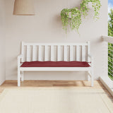 Vidaxl Garden Banch Cushion 150x50x7 cm tessuto misto rosso