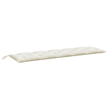 Vidaxl tuinbankkussen 180x50x7 cm stof gemêleerd crèmekleurig