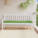 VIDAXL Garden Bench Blaža 180x50x7 cm tkanina mešano zeleno