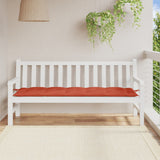 Vidaxl Garden Bench Cushion 180x50x7 cm Stoff blandet rød