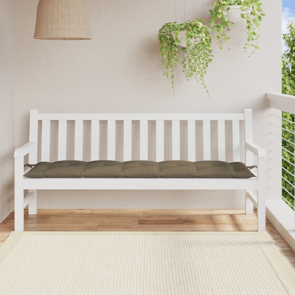 Vidaxl Garden Banch Cushion 180x50x7 cm tessuto miscelato