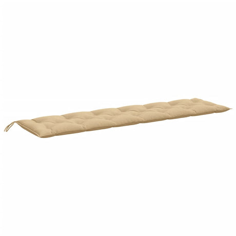 Vidaxl tuinbankkussen 200x50x7 cm stof gemêleerd beige
