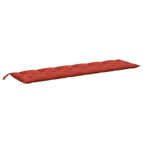 Vidaxl tuinbankkussen 200x50x7 cm stof gemêleerd rood