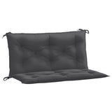 Vidaxl Garden Banc Cushions 2 ST 100x50x7 cm Couleur d'anthracite mélangée