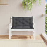 Vidaxl Garden Bench Poduszki 2 St 100x50x7 cm Mieszany antracytowy kolor