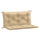 Vidaxl Garden Bench CUDIONS 2 st 100x50x7 cm tyg blandat beige