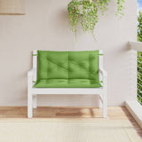 Vidaxl tuinbankkussens 2 st 100x50x7 cm stof gemêleerd groen