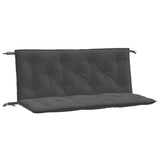 Vidaxl Garden Bench Cushions 2 PCS 120x50x7 cm tessuto misto di antracite Colore