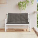 VIDAXL Garden Bench blazine 2 PCS 120x50x7 cm tkanina mešana temno siva