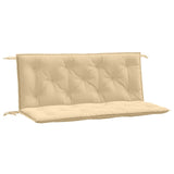 Vidaxl Garden Bench CUDIONS 2 st 120x50x7 cm tyg blandat beige