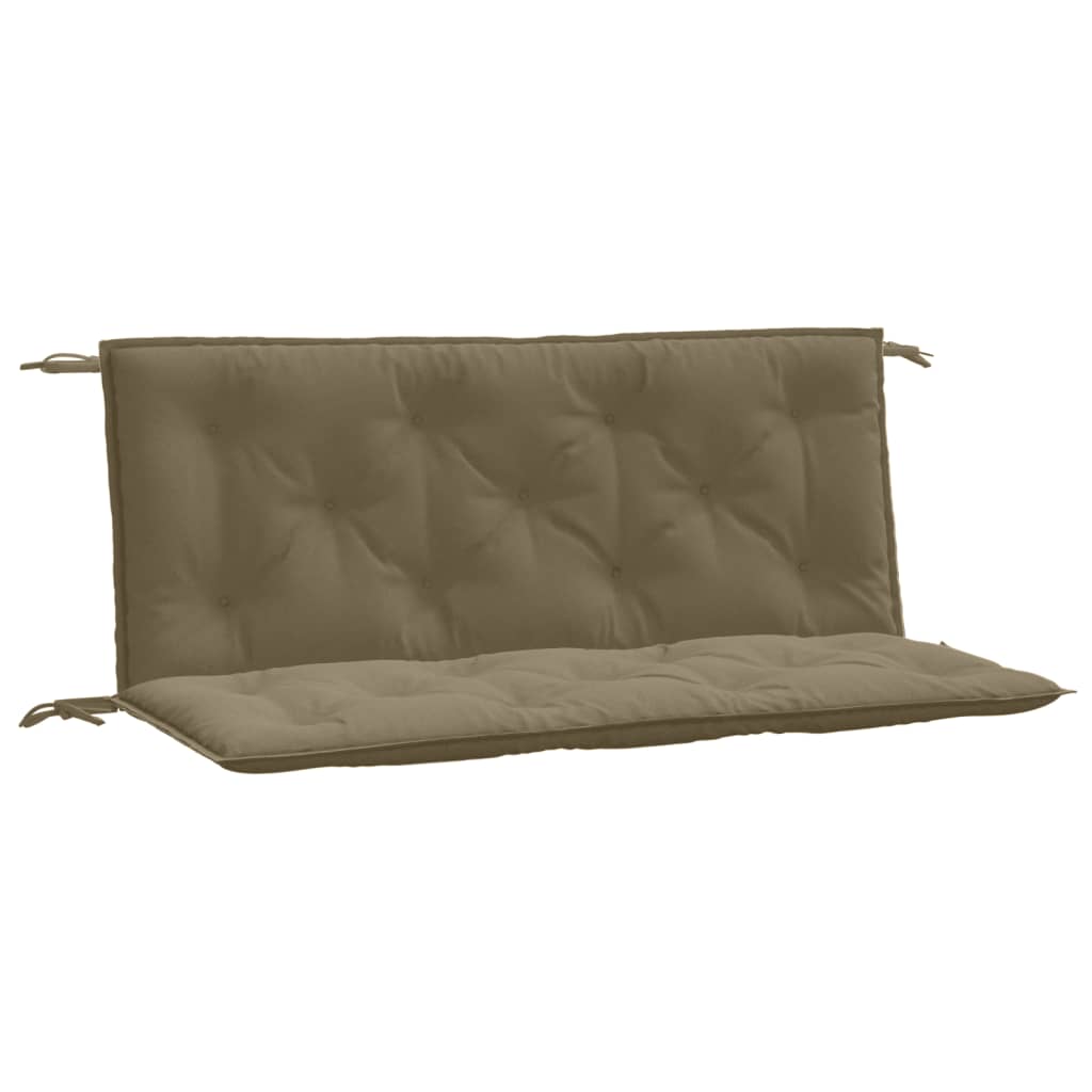 Vidaxl Garden Bench Poduszki 2 szt. 120x50x7 cm Mieszana taupe tkanina