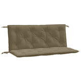 Vidaxl Garden Bench Puter 2 PCS 120x50x7 cm Stoff Mixed Taupe