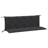 VIDAXL Garden Bench blazine 2 St 150x50x7 cm tkanina mešana barva antracita