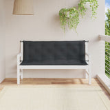 Vidaxl Garden Bench polštáře 2 st 150x50x7 cm tkanina smíšená barva antracitu