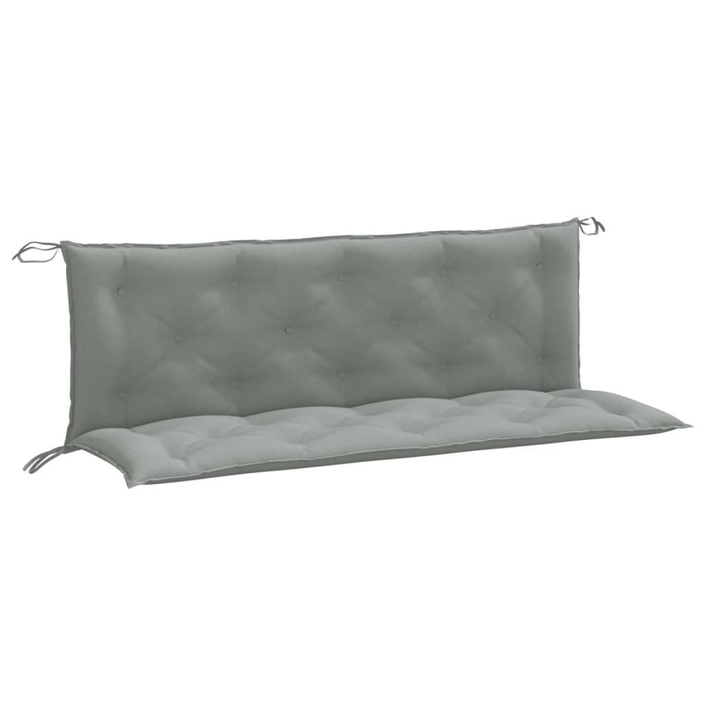 Vidaxl Garden Bench Puter 2 St 150x50x7 cm Stoff Mixed Light Grey