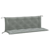 Vidaxl Garden Banc Cushions 2 ST 150X50X7 CM Tissu gris clair mixte