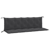 Vidaxl Garden Bench Cushions 2 PCS 180x50x7 cm tessuto misto di antracite Colore