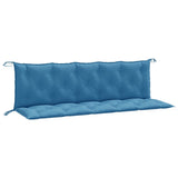 Vidaxl Garden bench cushions 2 pcs 180x50x7 cm fabric mixed blue