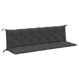 Vidaxl Garden Bench CUDIONS 2 ST 200x50x7 CM Tyg Mixed Anthracite Color