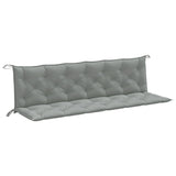 VIDAXL Garden Bench blazine 2 St 200x50x7 cm tkanina mešana svetlo siva